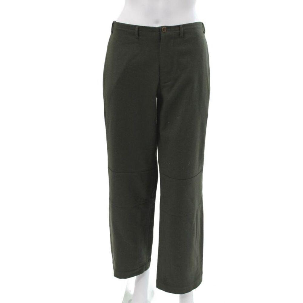 Ralph Lauren Black Label Women Green Wool Chino Pants Size 4